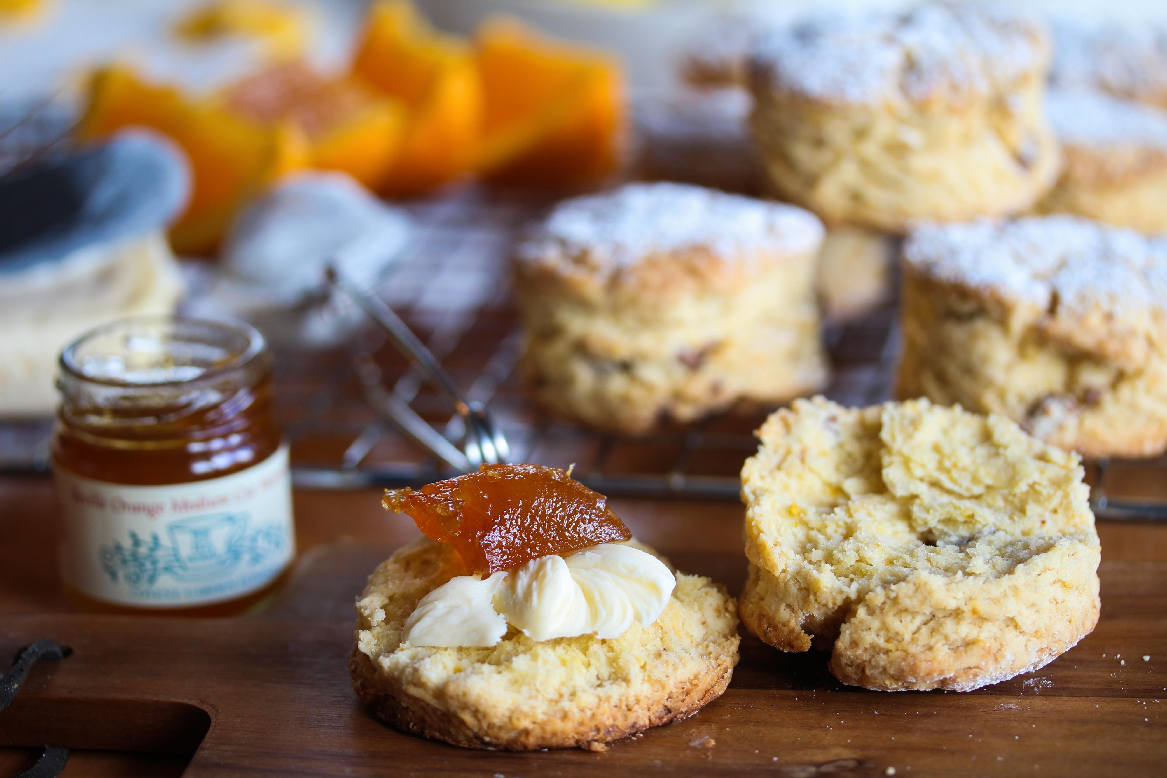 Yoghurt Og Appelsin Scone