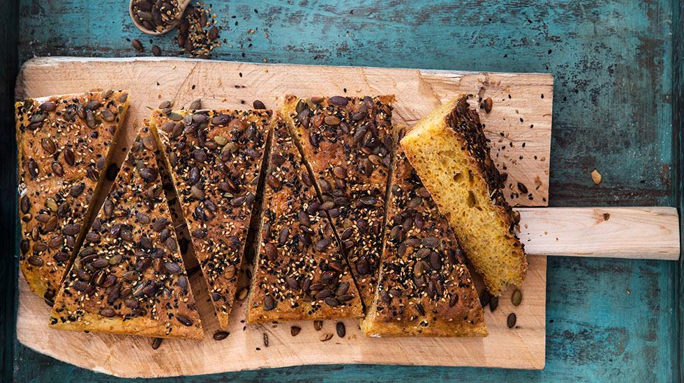 Gulrotbrød i langpanne