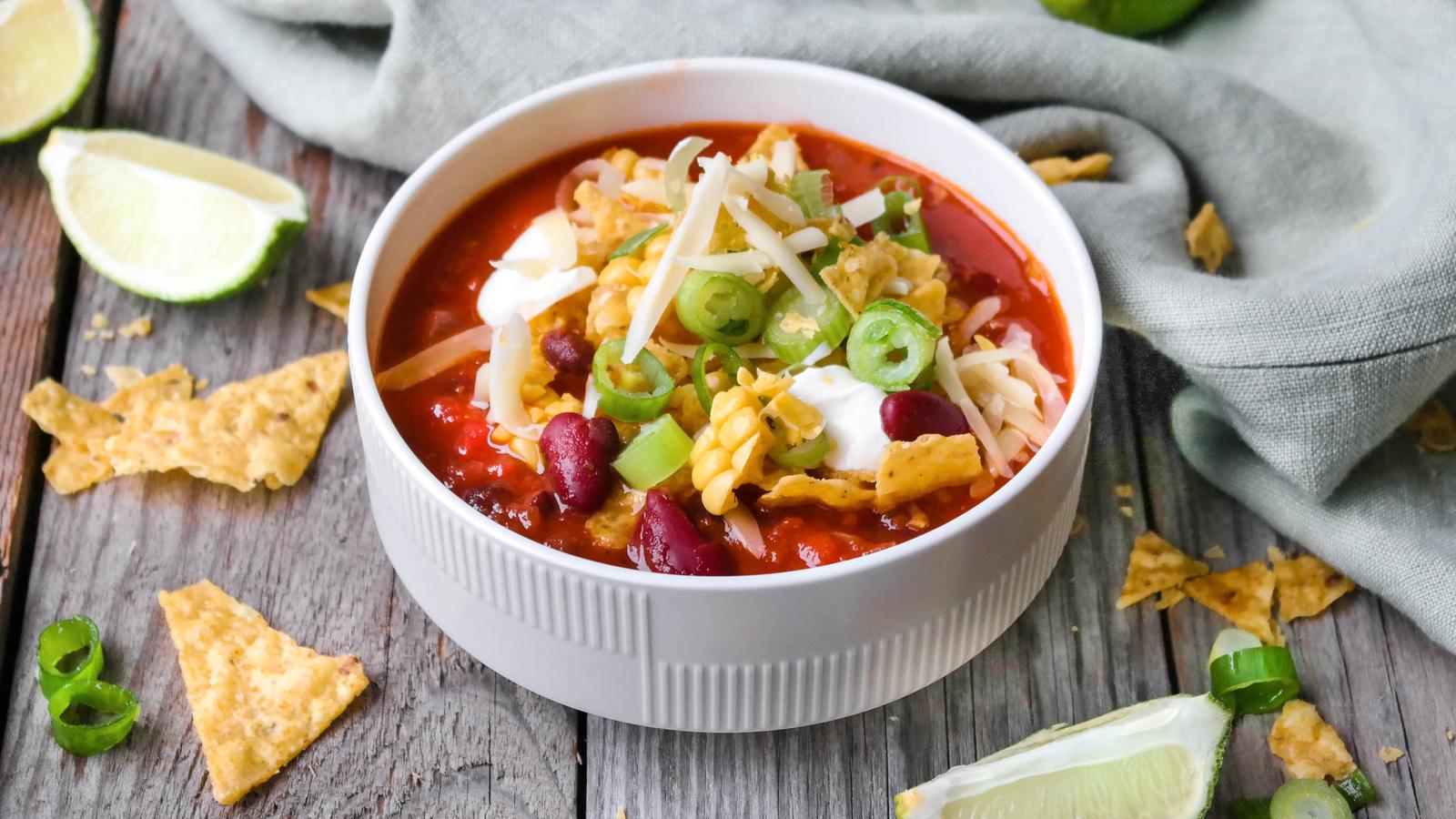 Bilde Av Tacosuppe Ingredienser
