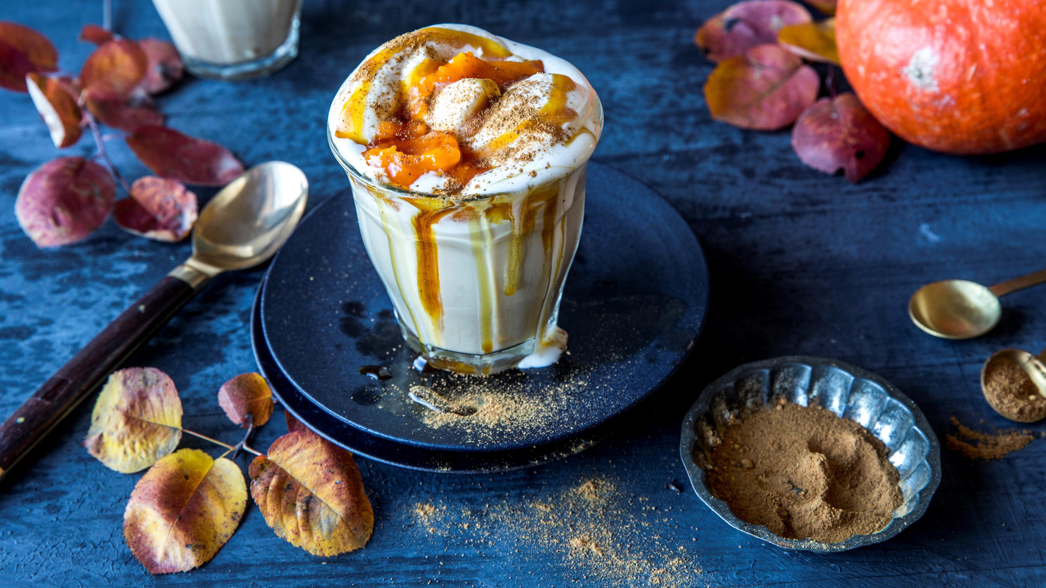 pumpkin spice latte oppskrift