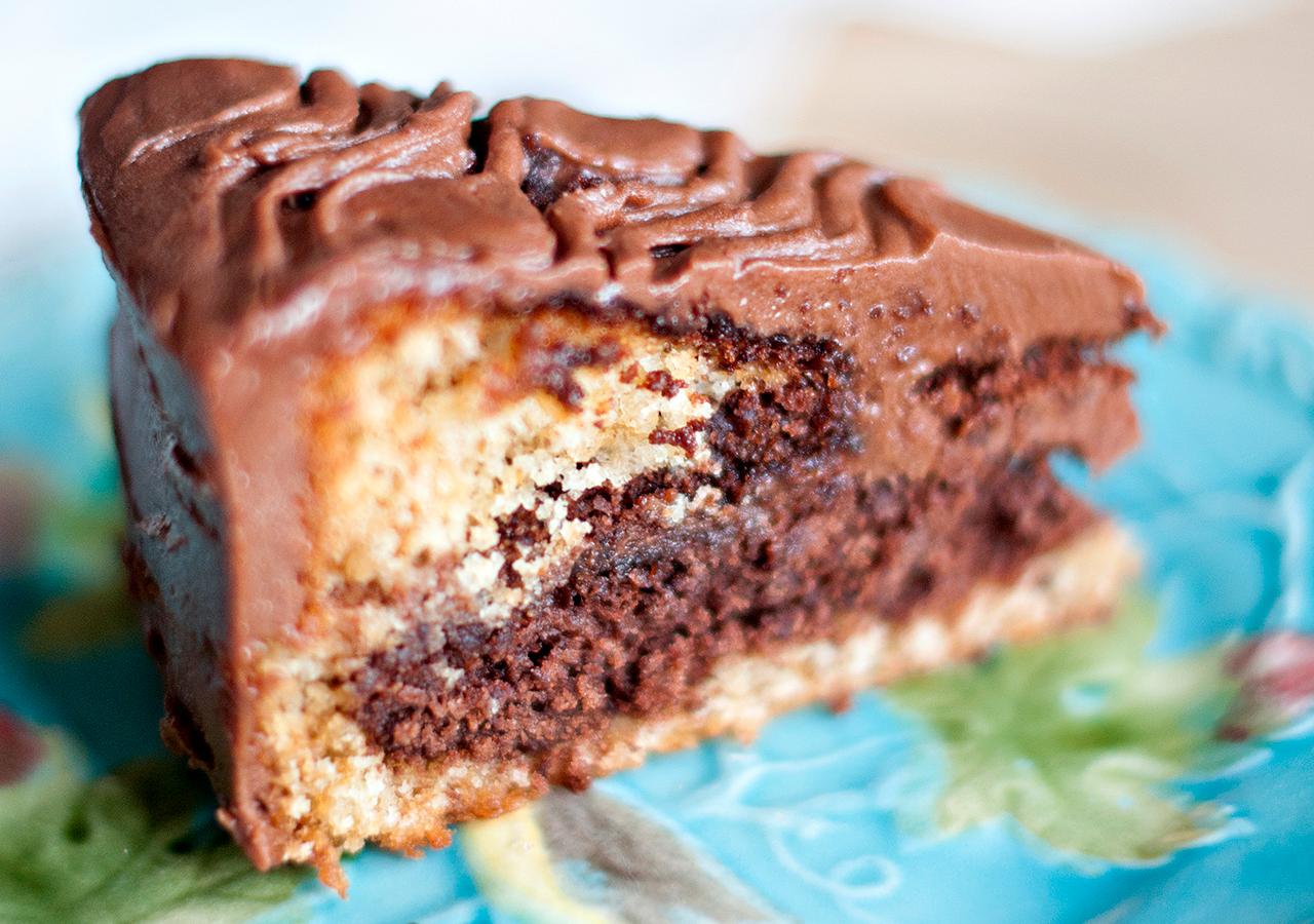 Tropisk aroma-sjokoladekake