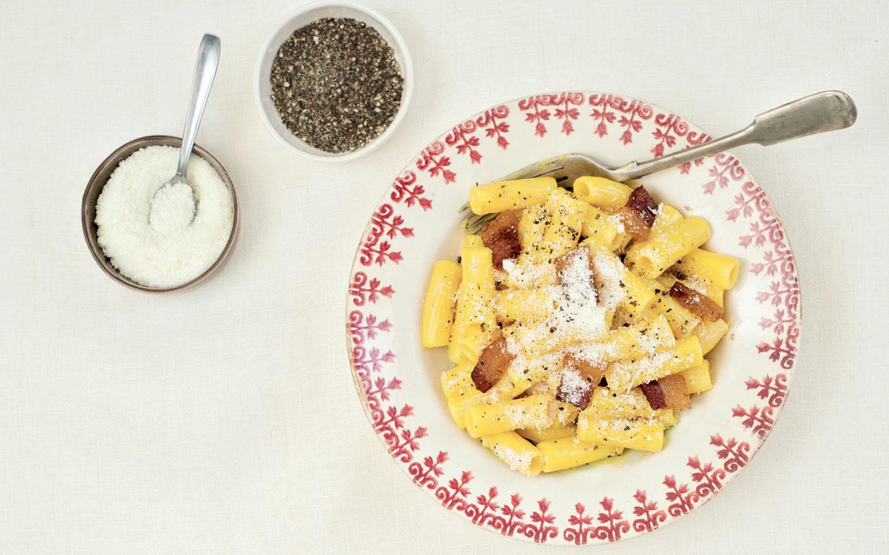 Rigatoni Carbonara
