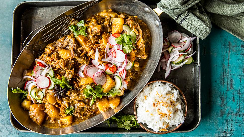 Massamancurry med lam