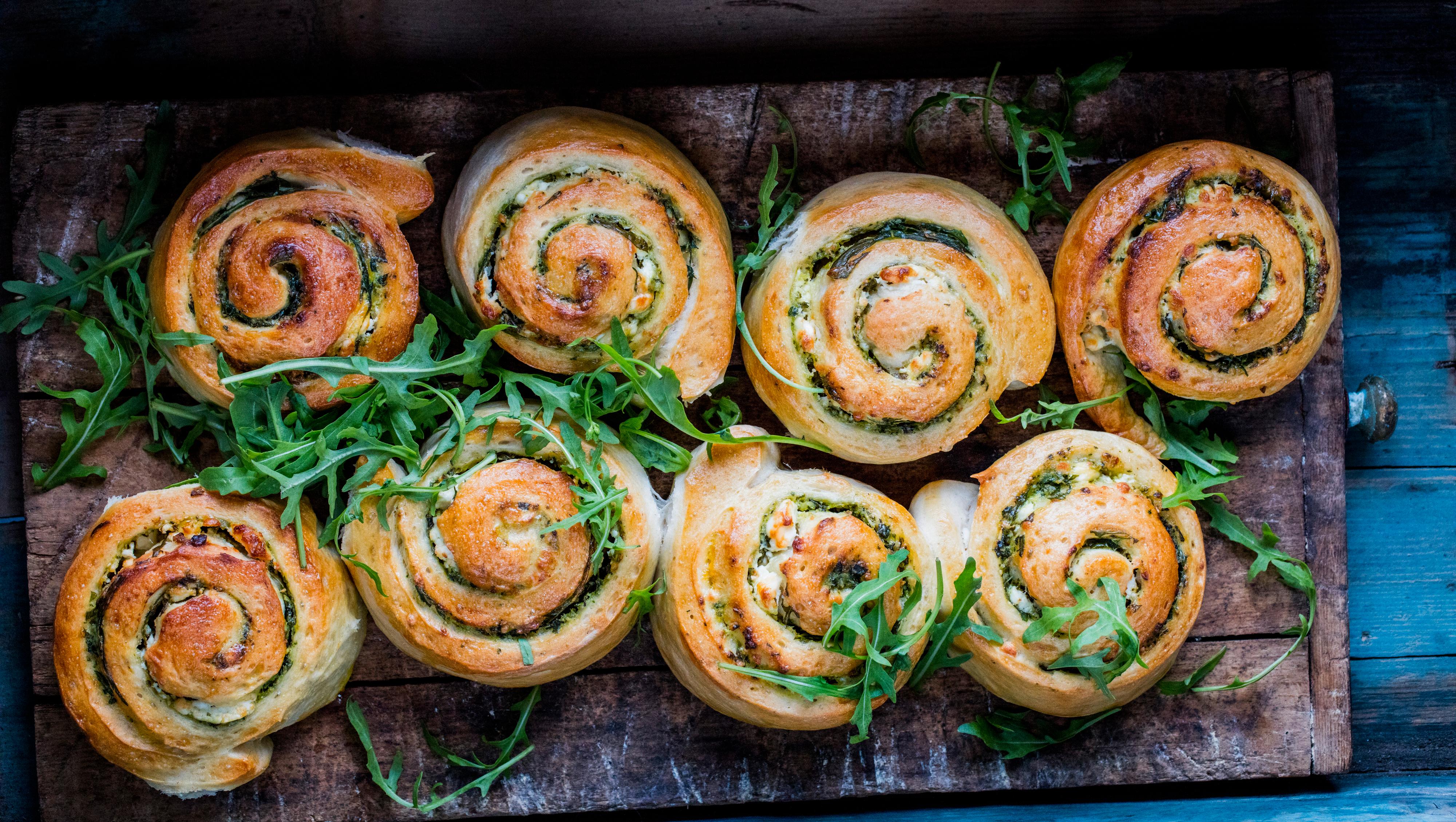Pestosnurrer med feta og ruccola | Oppskrift