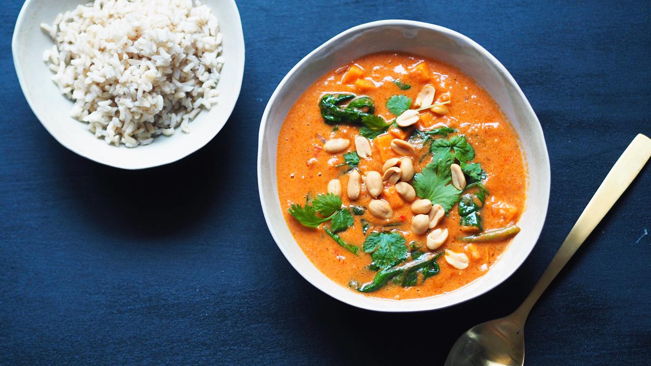 Vestafrikansk peanøttsuppe