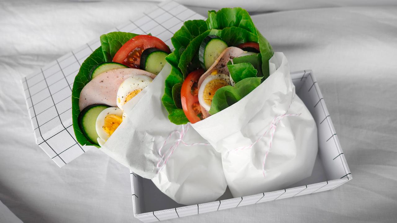 Salatblingser eller salatwrap