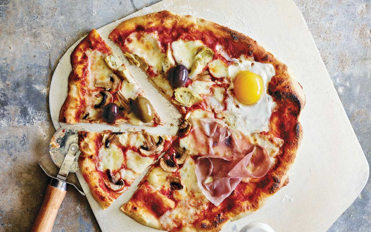 pizza capricciosa oppskrift