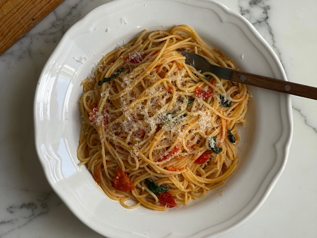 Pasta arrabiata – Pasta med spicy tomatsaus-image