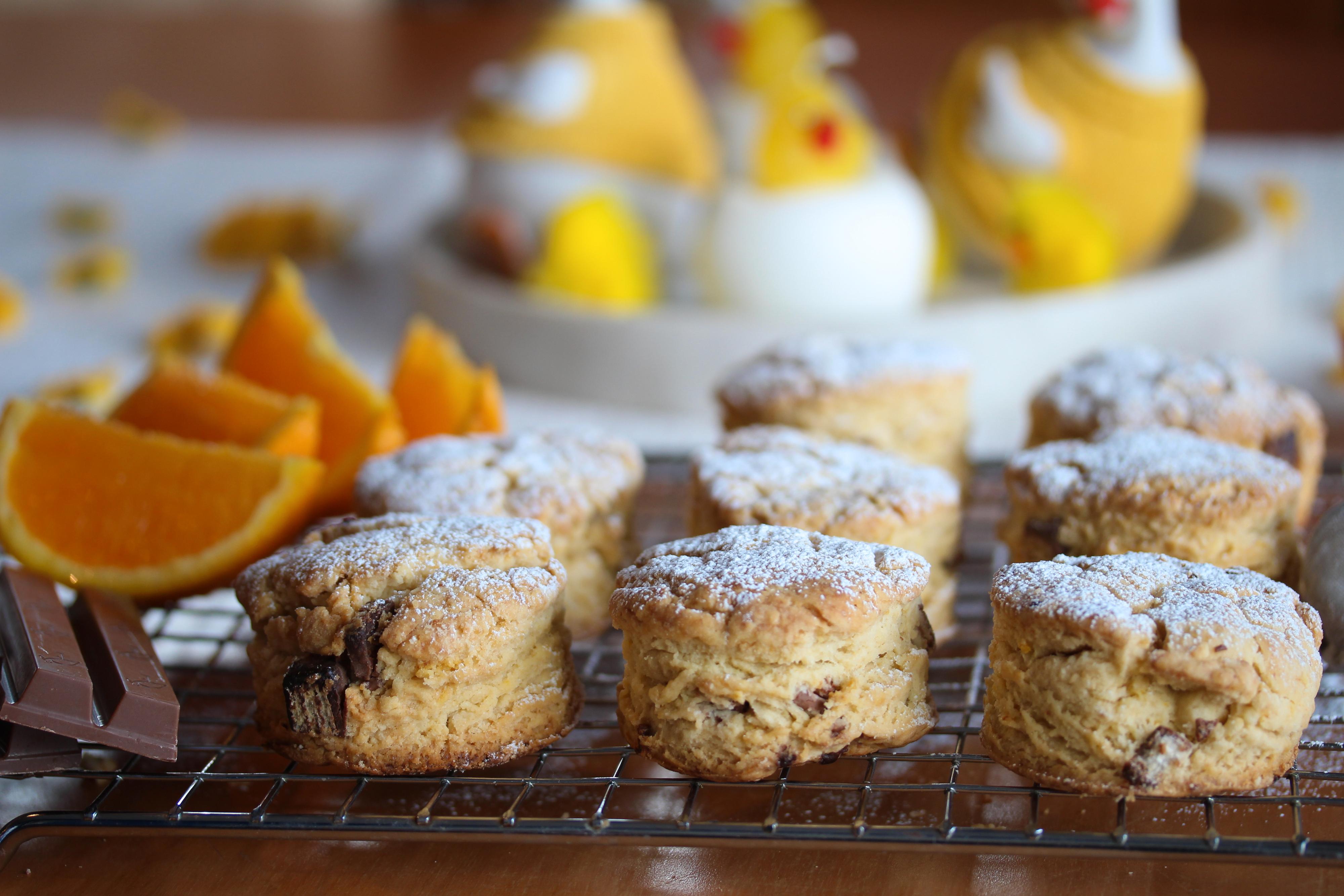 appelsin scones oppskrift