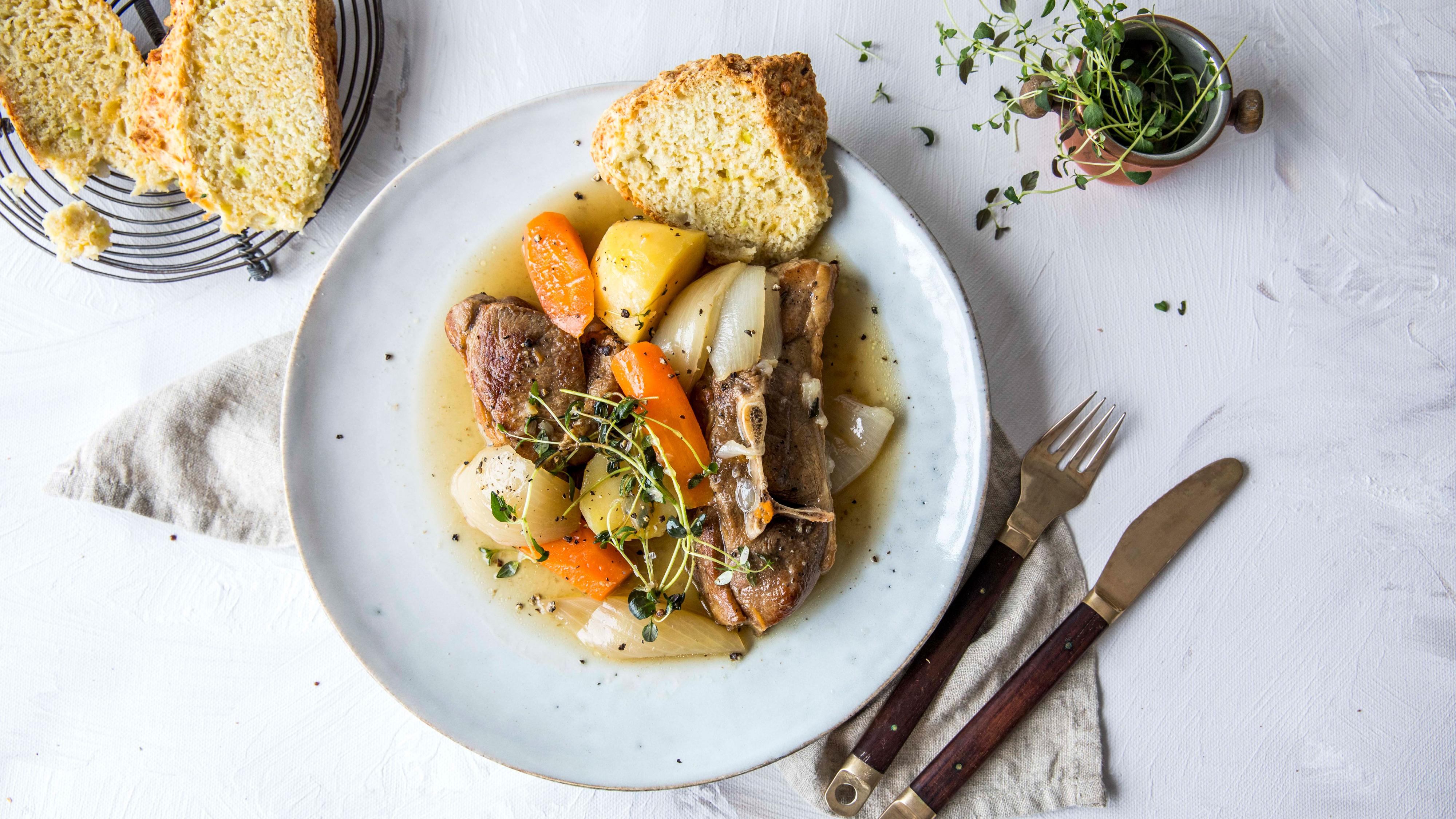 Irish stew: Gryte med lam og poteter