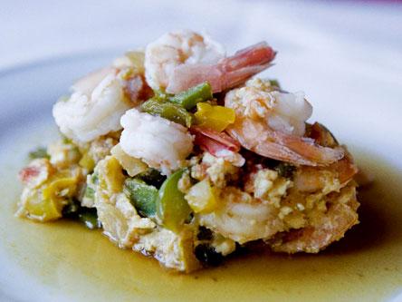 Scampi på italiensk