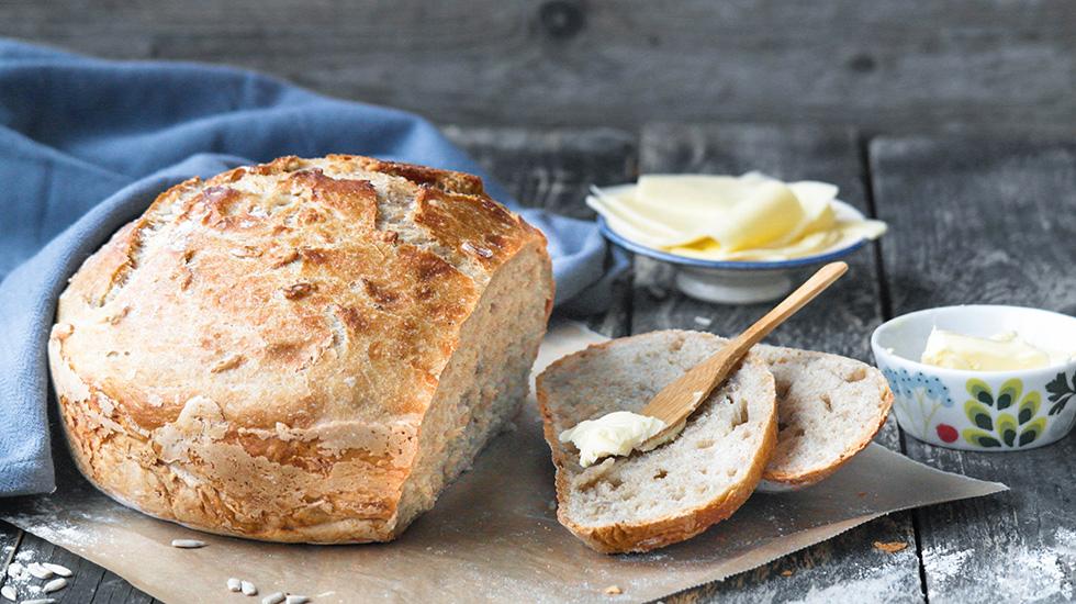 Eltefritt grytebrød - Enkelt og saftig-image