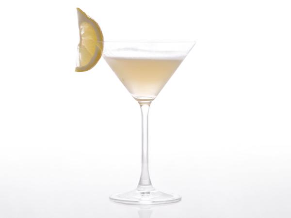 Appletini i cocktailglass