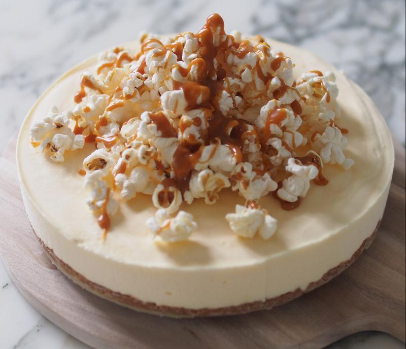 Osteiskake Med Popcorn
