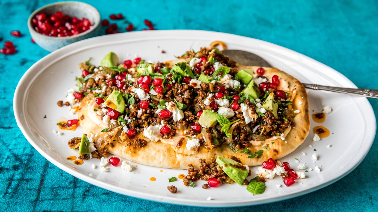 Vegetarisk Pølse Ruller Med Kjøttdeig