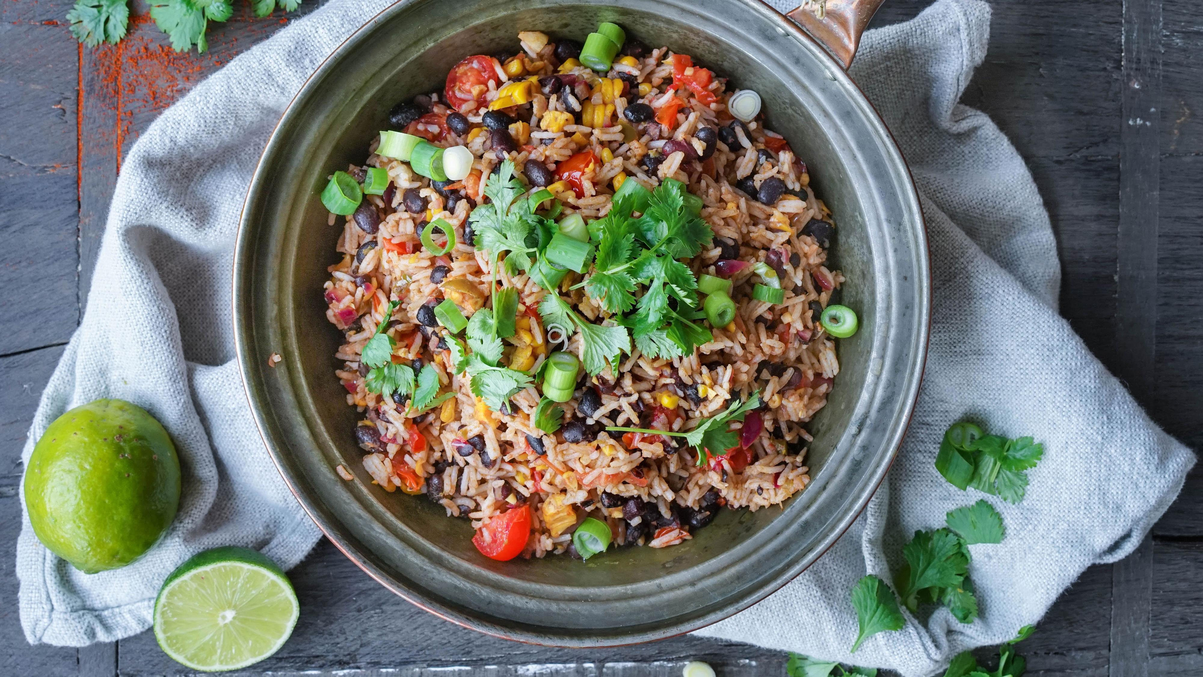 Stekt ris med meksikanske smaker