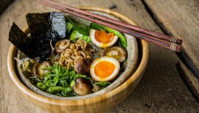 Ramen med miso og ingefær